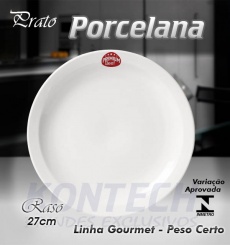 Prato Gourmet com Tara 27 cm